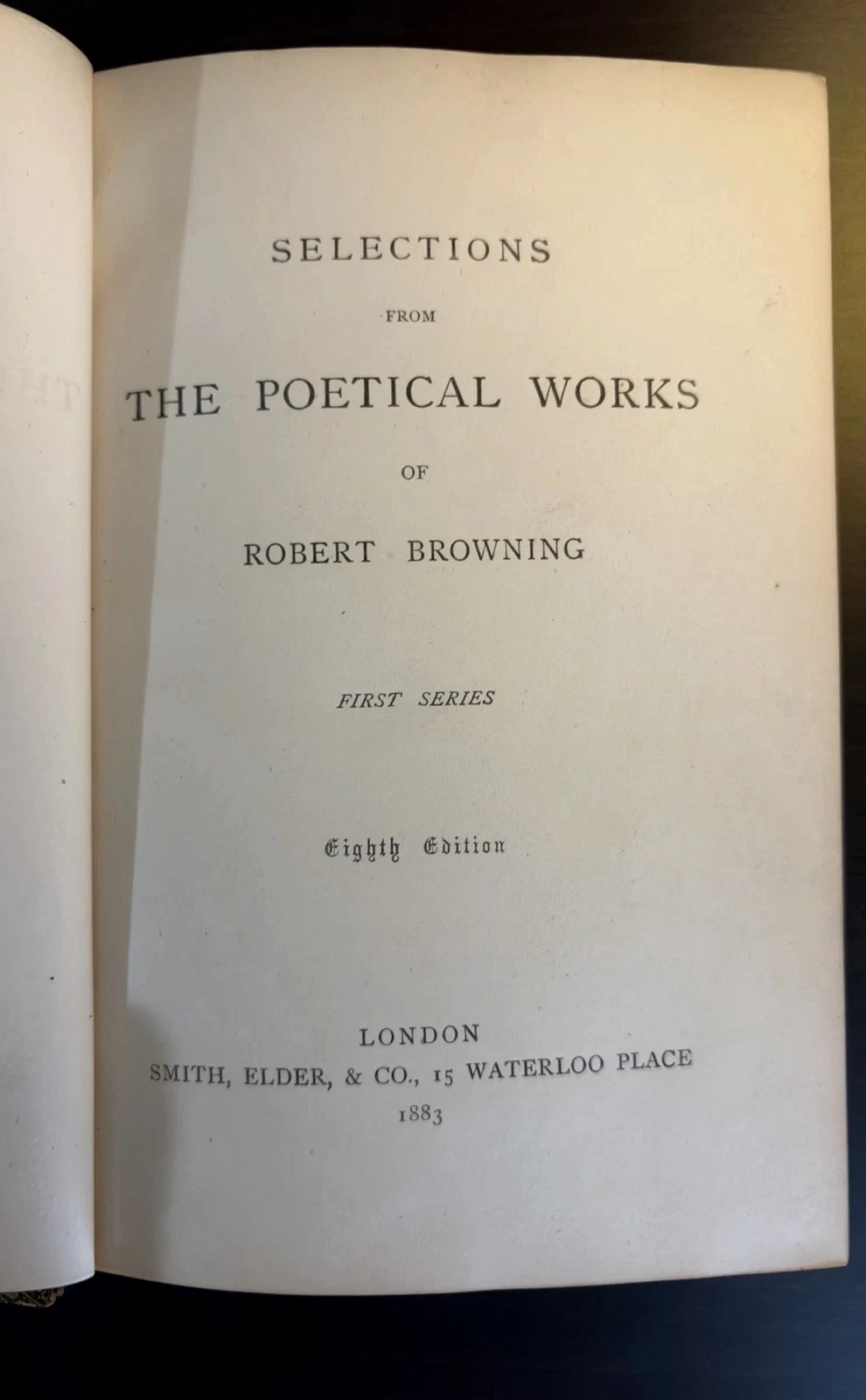 1883 Browning title page